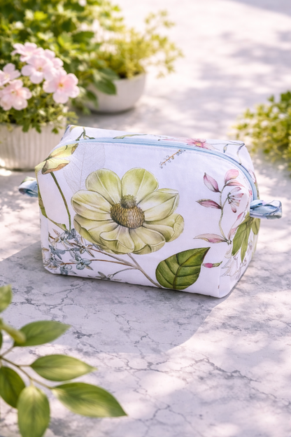 Native Floral Makeup Bag