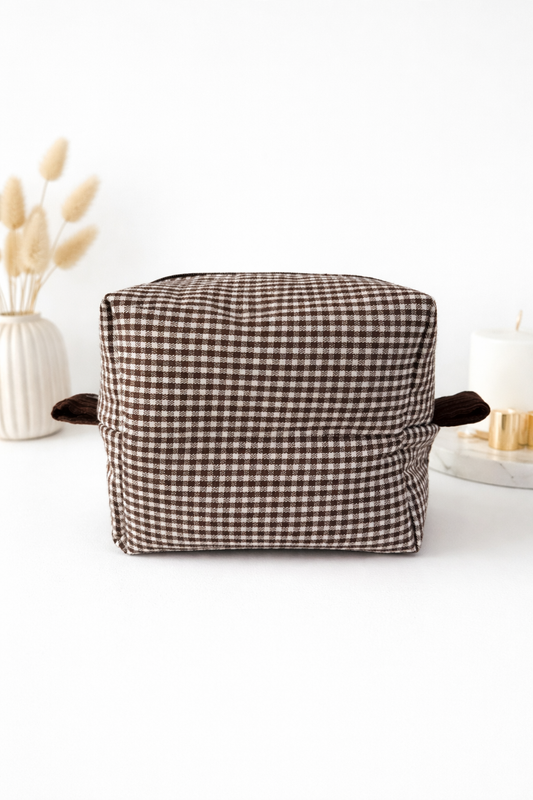 Mocha Makeup Bag