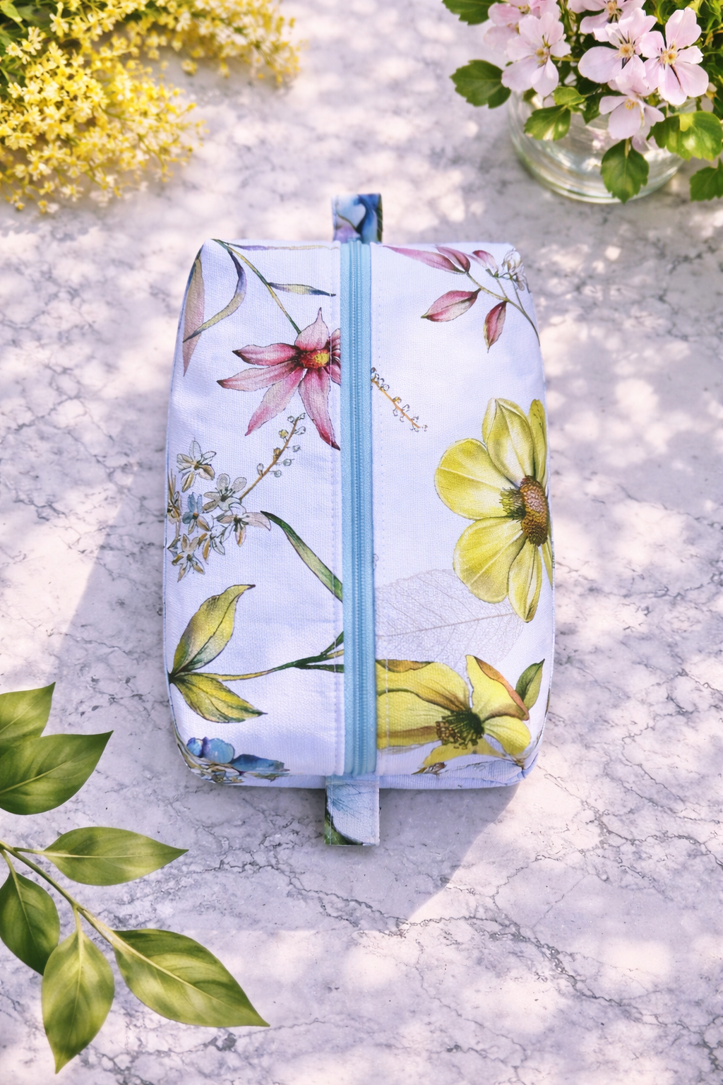 Native Floral Makeup Bag